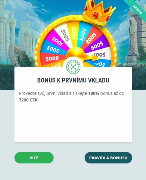 22Bet první vklad bonus